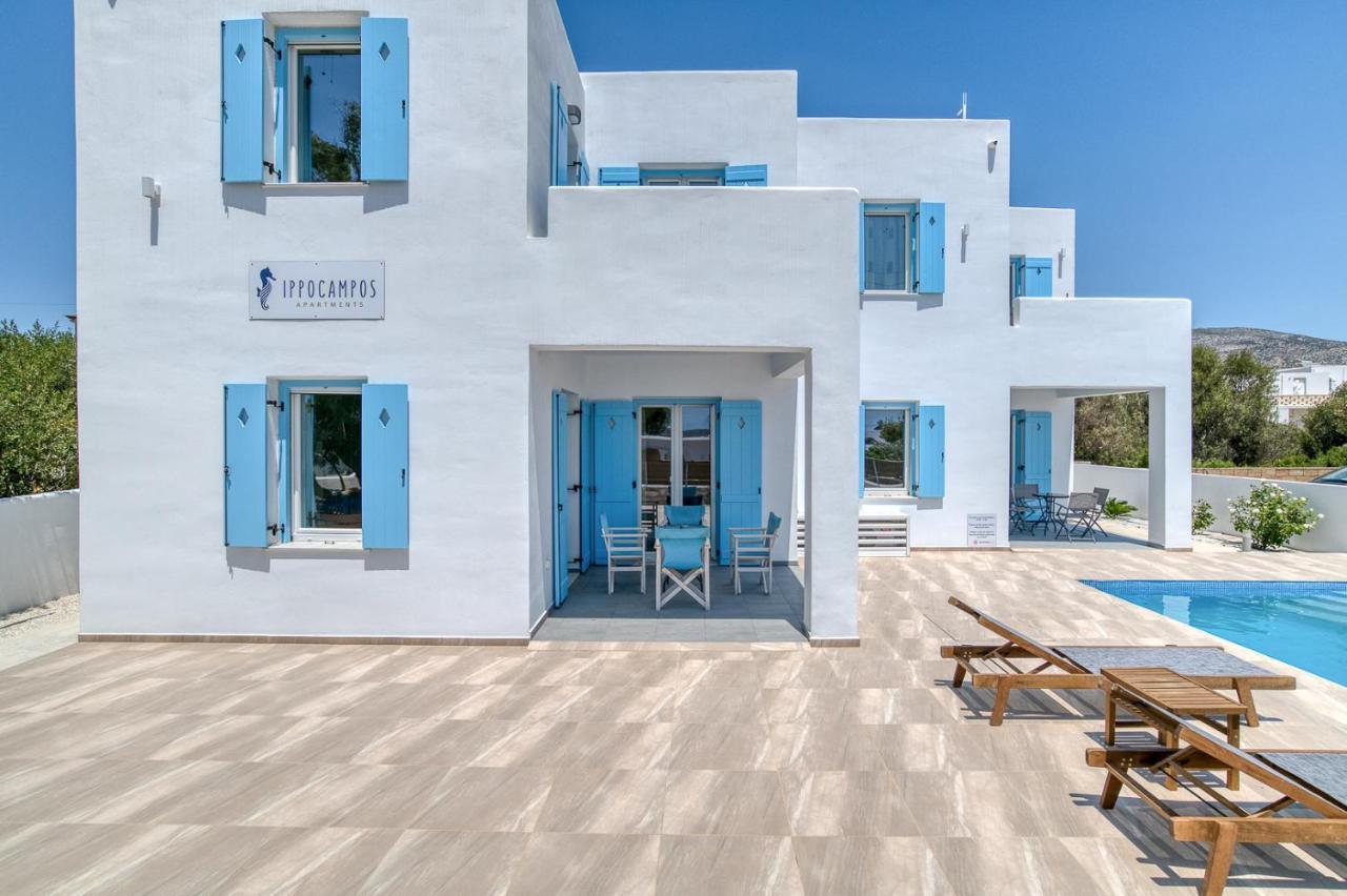 Ippocampos Seaside Serenity - Unwind At Paros Poolside Retreats Apartment Alikí