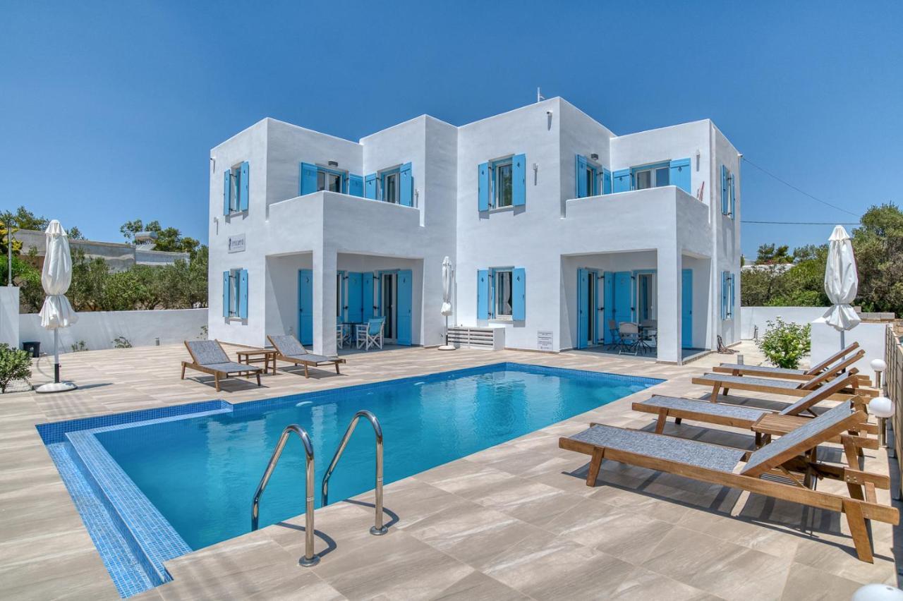 Ippocampos Seaside Serenity - Unwind At Paros Poolside Retreats Apartment
